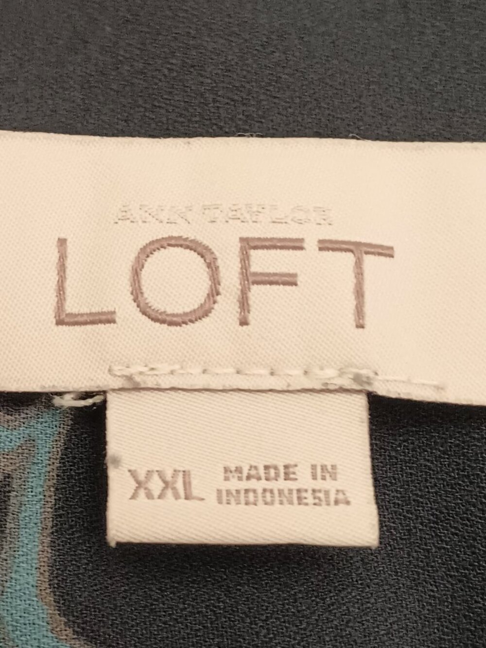 Loft Size XXL Navy Blue Top (EUC) - Picture 2 of 10